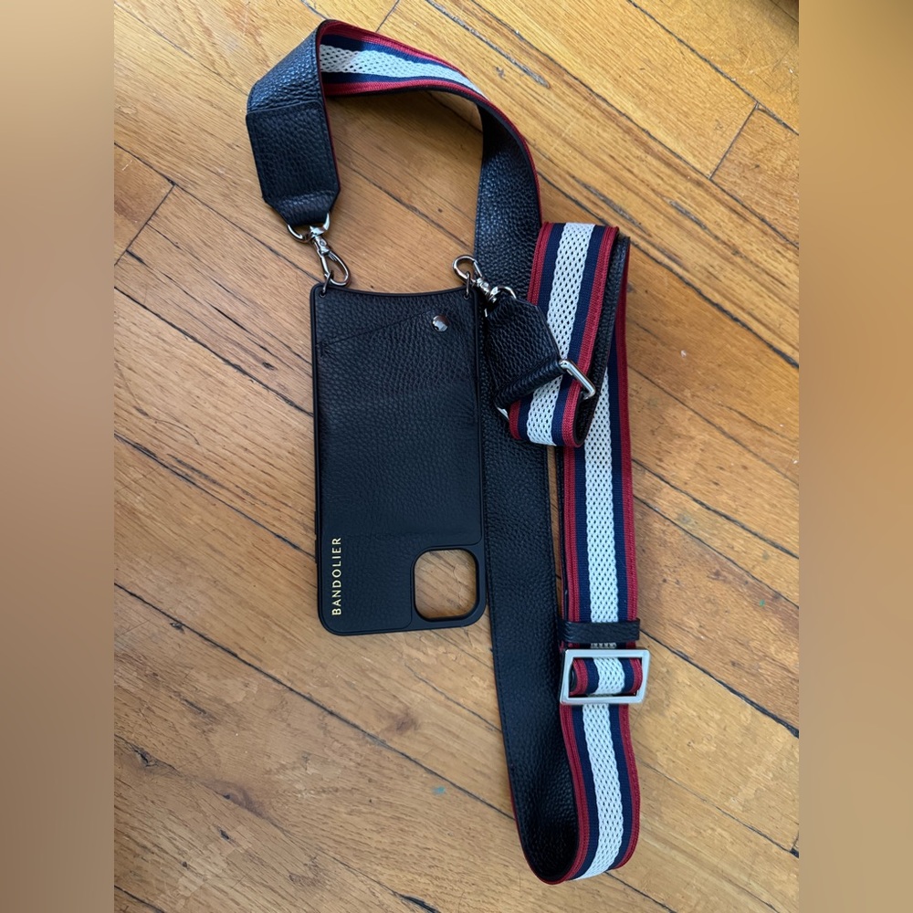 Bandolier Emma Crossbody Phone Case and Wallet with Bella Knit Crossbody Strap - Picture 2 of 3